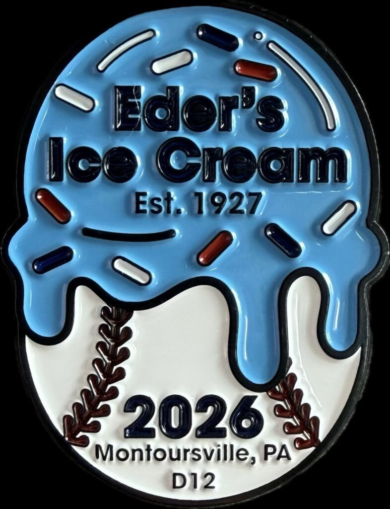 Eder’s Ice Cream pin