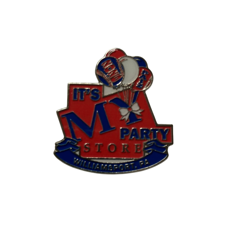 It’s My Party Store pin