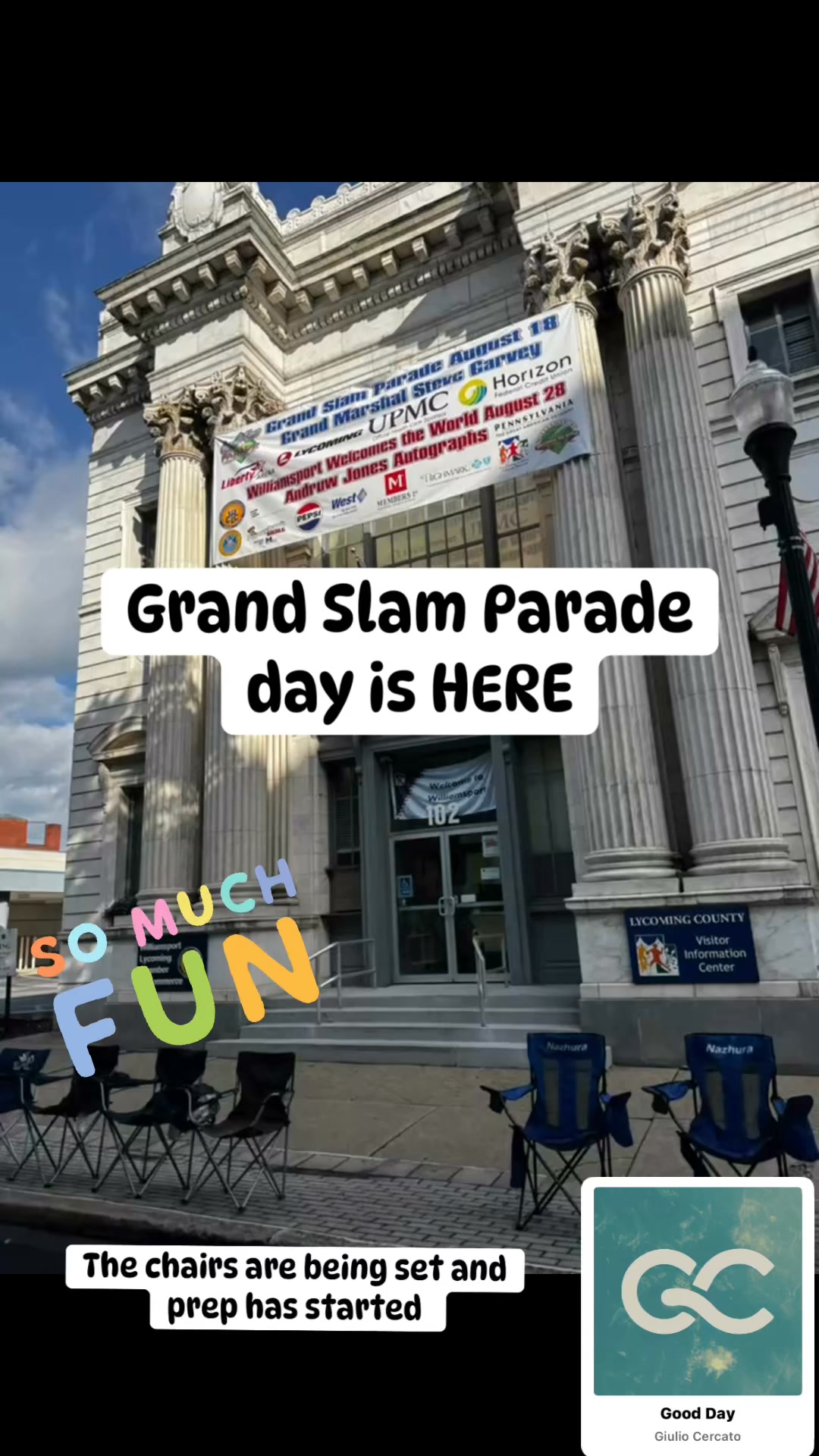The 20th Grand Slam Parade starts at 5pm