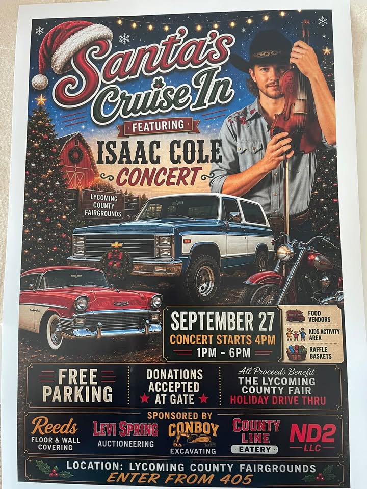 Should be a fun time at Lycoming County Fair!